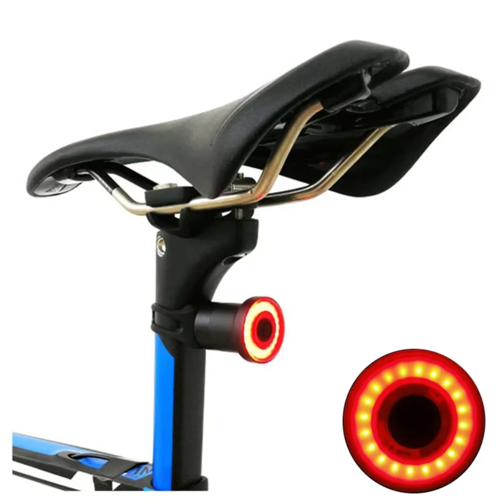 Rechargeable Bicycle Rear Light Cycling LED Taillight Waterproof MTB Road Bike Tail Light Lamp Seatpost Tube Light Bike