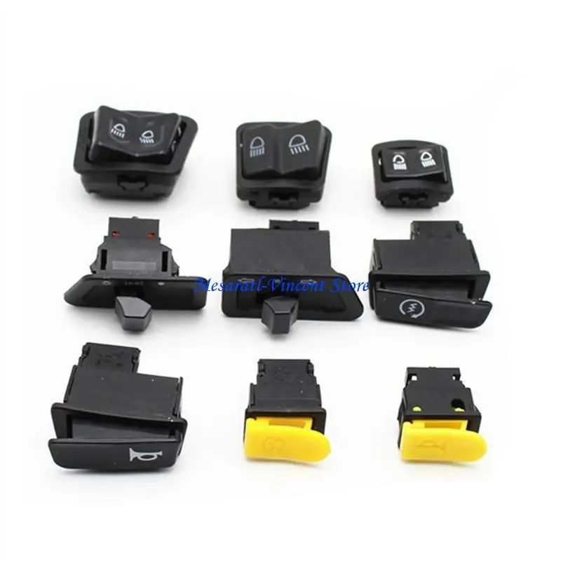 A70F 2-pin Electric Start Switch Button / Starter Switch for Scooter Moped Go-Kart
