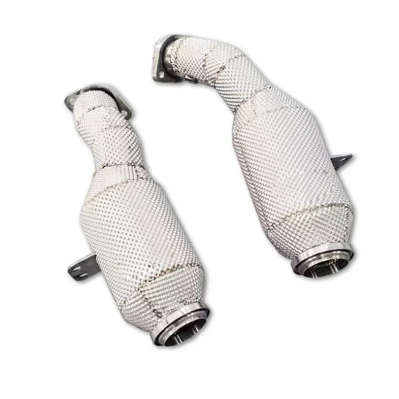 

Section High flow Pipes Exhaust Pipes branch downpipe Exhaust Pipe with For E43 2016-2022