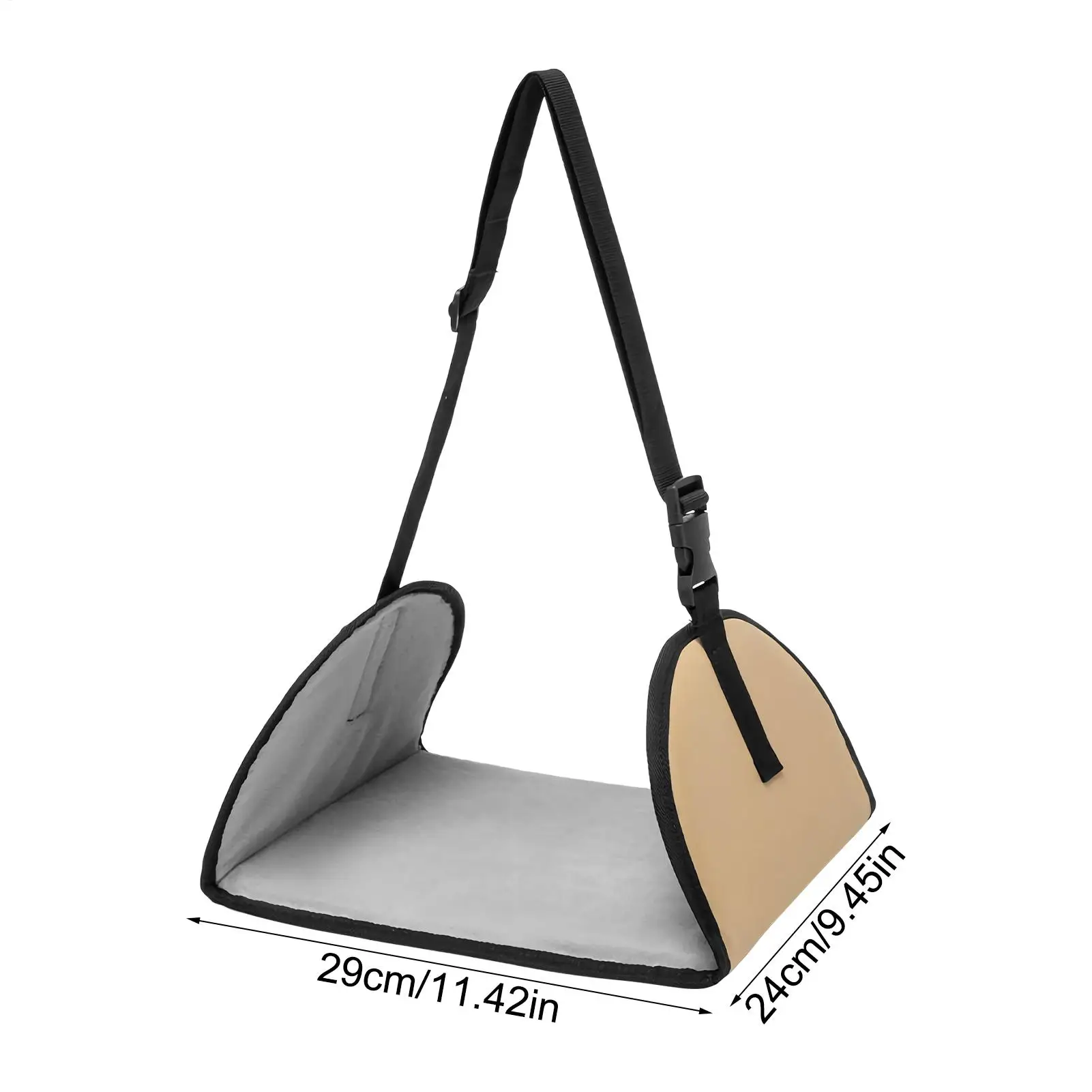 Amaca per piedi per aereo Lunghezza regolabile Imbracatura per piedi per aereo sotto la scrivania Comfort per gambe Supporto per poggiapiedi per altalena per auto per il treno domestico