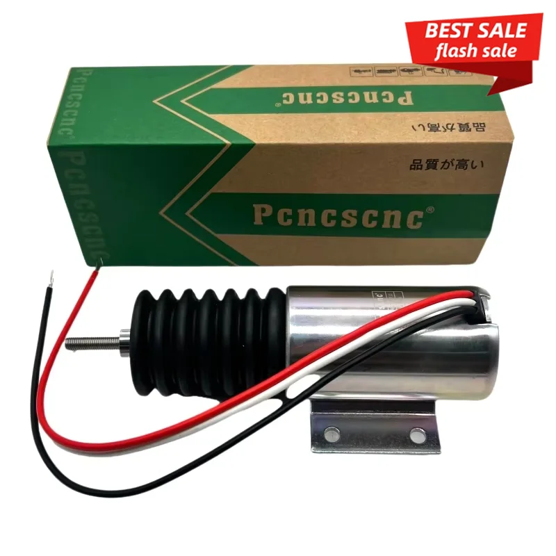 

JGS excavator spare part Engine Parts 12V flame out solenoid P613-A1V12