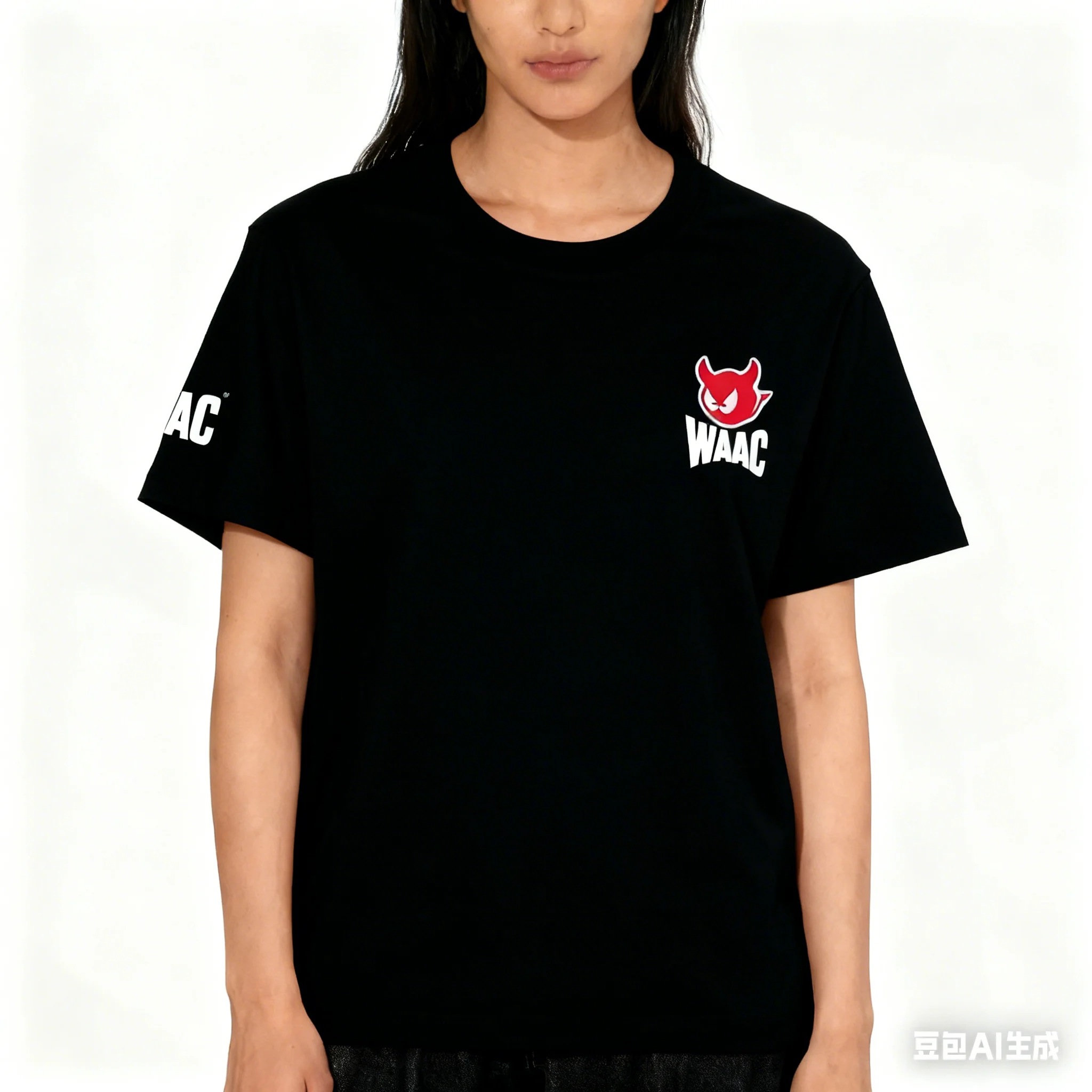 

Fashionable Autumn and Winter Korean Golf Print T-shirt Suitable for Both Men Women Loose and Fitted Casual Daily Wear T-shirt