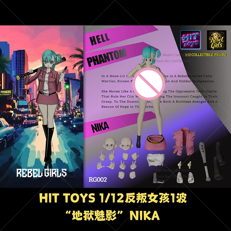 ของเล่น HIT TOYS ของแท้ในสต็อก ขนาด 1/12 ตัวละครลูกสาวกบฏ อเวนเจอร์ ลูน่า แฟนทอม ออฟ เฮลล์ นิกา ฟิกเกอร์แอ็คชั่นขนาด 6 นิ้ว ชุดเต็ม ของเล่นทหารหญิง