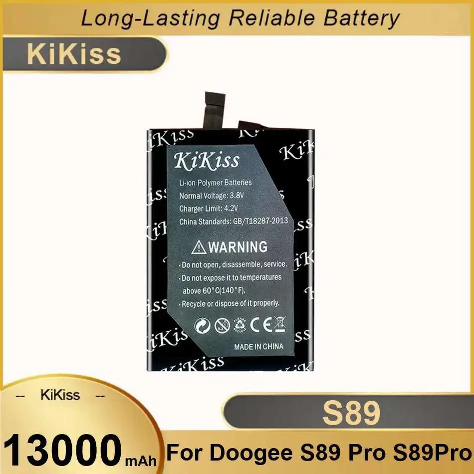 

Mobile Phone Battery For Doogee S89 Pro S89pro Fast Charging 13000Mah Reliable Power