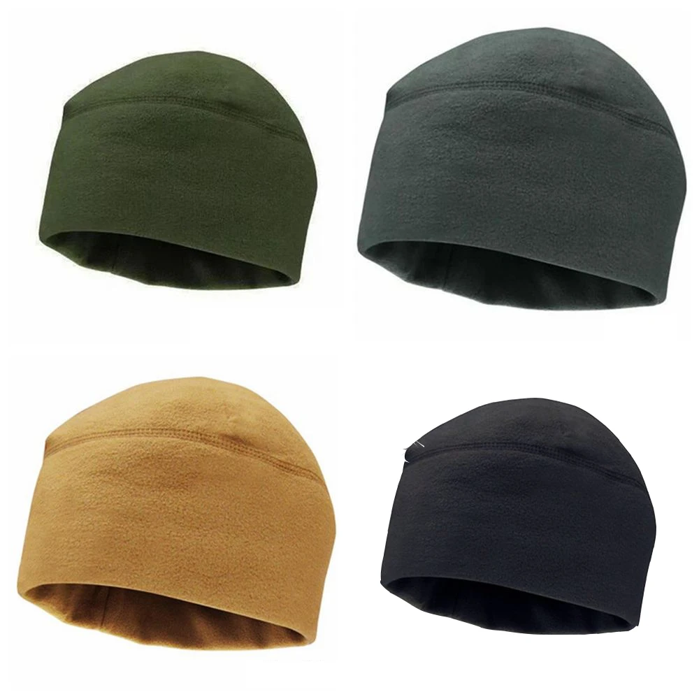 1 PC Unisex Warm Fleece Hats Winter Autumn Classic Outdoor Windproof Hiking Fishing Cycling Hunting  Caps