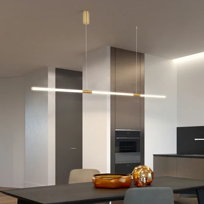 Imagem -04 - Moderno e Minimalista Led Luzes Pingente para Sala de Estar e Jantar Cozinha Mesas de Alimentos Lustre Decoração Casa Pendurado Luminária