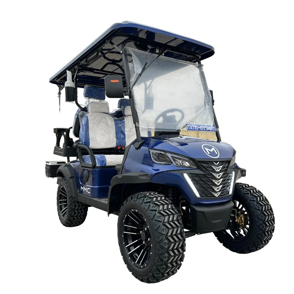 4 Wheel Drive Strong Power Lithium Battery Operated Golf Cart CE Certification New Energy Club Electric Golf Cart