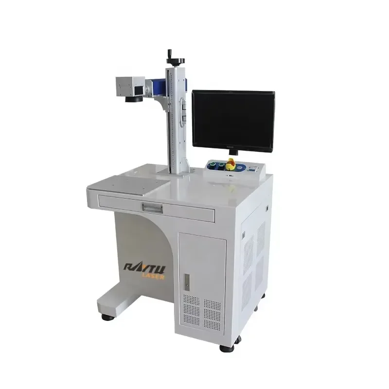 2026 Latest Portable 50W Fiber Marking Machine for Metal Engraving Aluminum Stainless Steel Tags Serial Number Printing