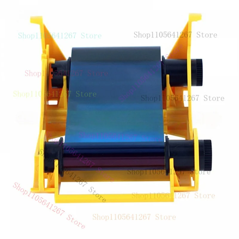 KRDG 800011-140 Color Ribbon Fit For Zebra ZXP Series 1 Printer YMCKO 100 Image Print