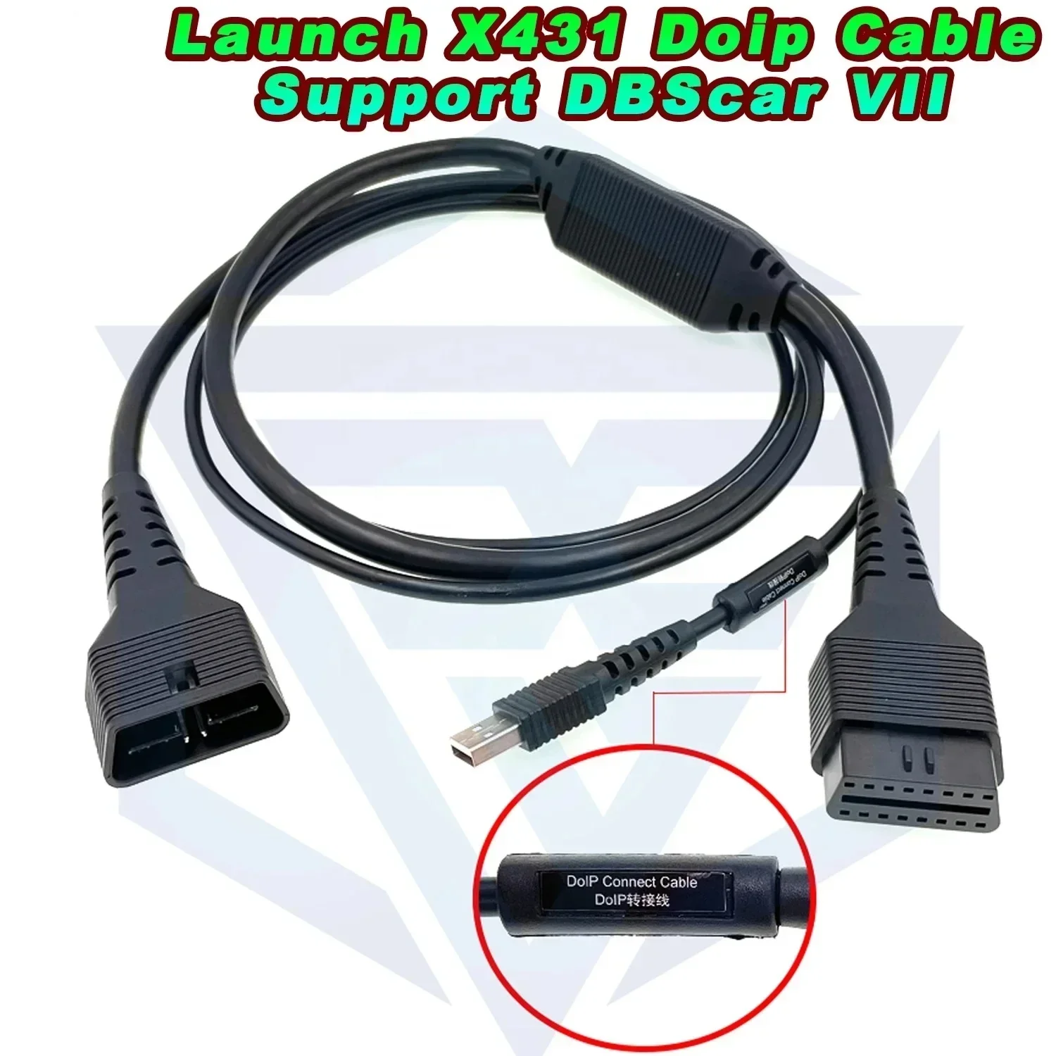 

Оригинальный запуск X431 Doip Cable Connector 16-контактный адаптер для DBScar VII DBScar7