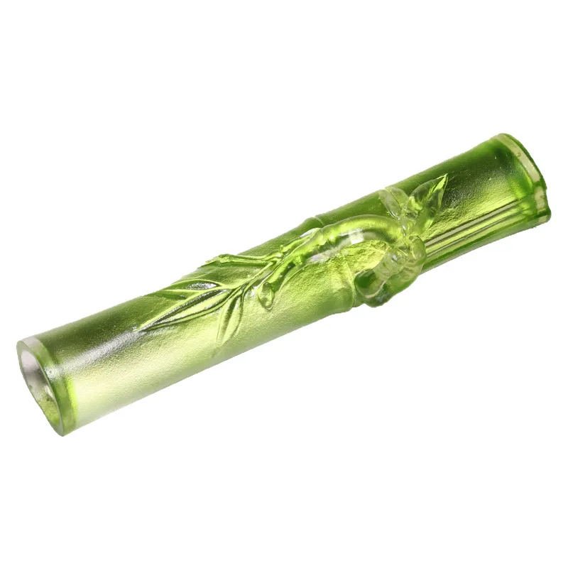 

Ancient glazed bamboo pen holder paperweight incense insert calligraphy study Chinese creative ornament
