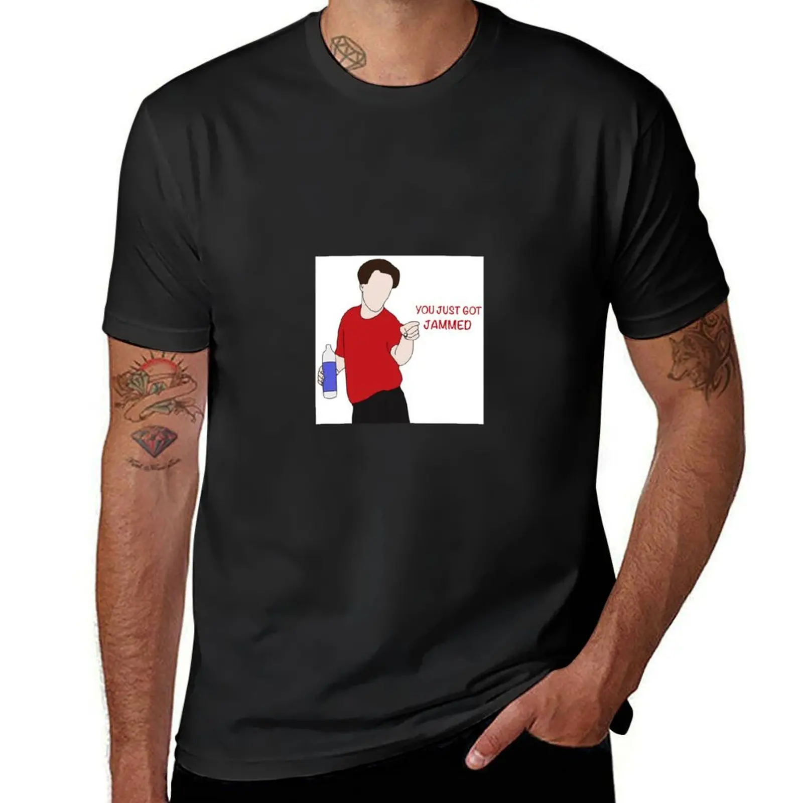 

You just got JAMMED T-Shirt sports fans vintage slim fit t shirts for men