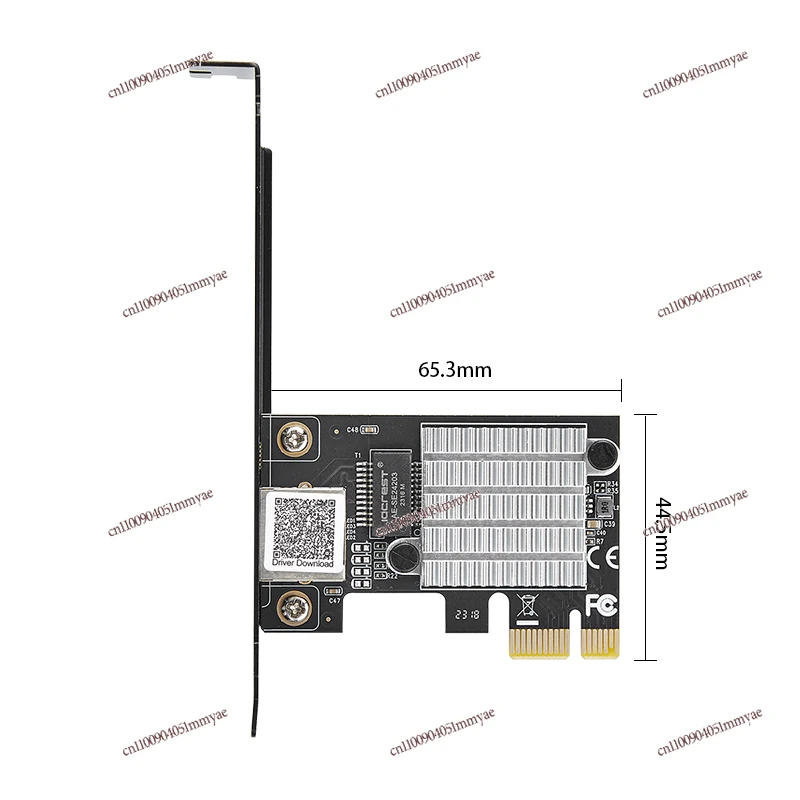 

PCIE2.5G network interface card 8125B desktop network adapter Gigabit wired network port 2500M/1000M adaptive, high-speed gamin