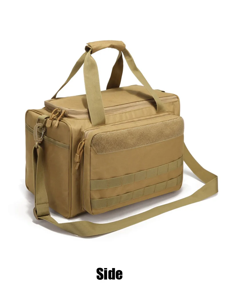 Range Bag Outdoor Hunting Training Shooting Molle Gun Bags Climbing Hiking Camping Large Capacity Handbag