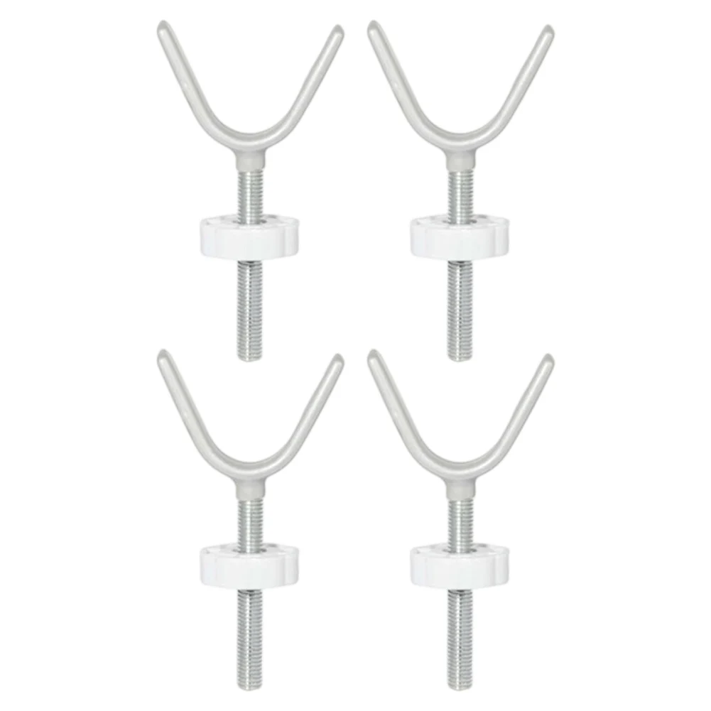 

Secure and 4 Pack Gate Rail Adapters for Baby and Pet Gates Easy Installation Compatible with Multiple Surfaces