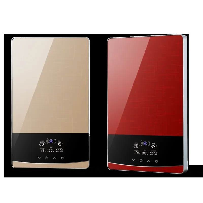 For Portable Mini Plastic Electric Water Heater Quick Heating Direct Shower Bath Hotel Use IPX5 Waterproof English