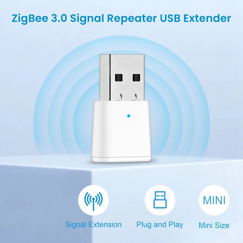 Tuya Zigbee 3.0 Signal Repeater USB Extender For Smart Life Devices Mesh Automation Mini Size Durable Easy Install Easy To Use