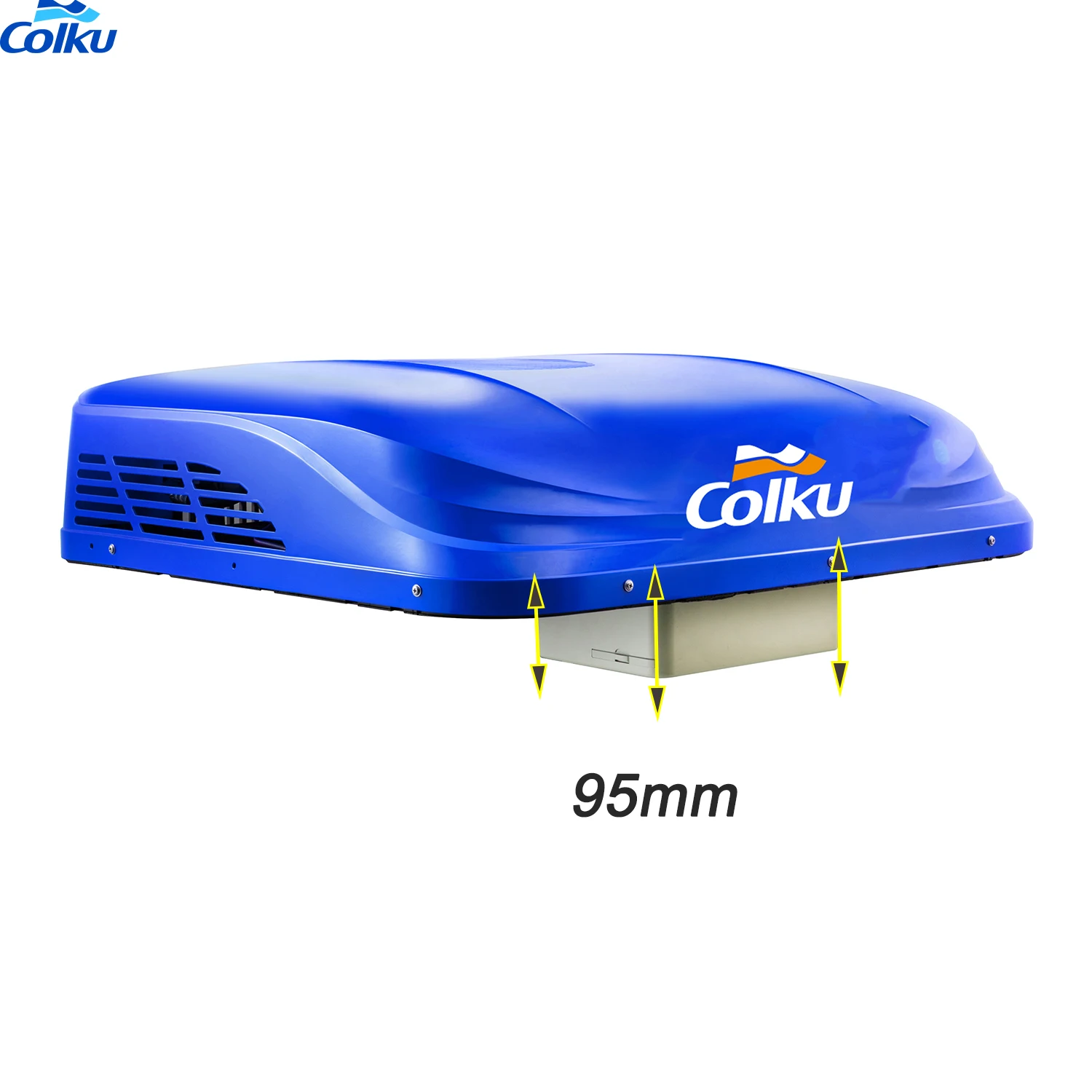 Colku 12v 24v Small Size 1850W Air Conditioner Cooling System For Truck Camper