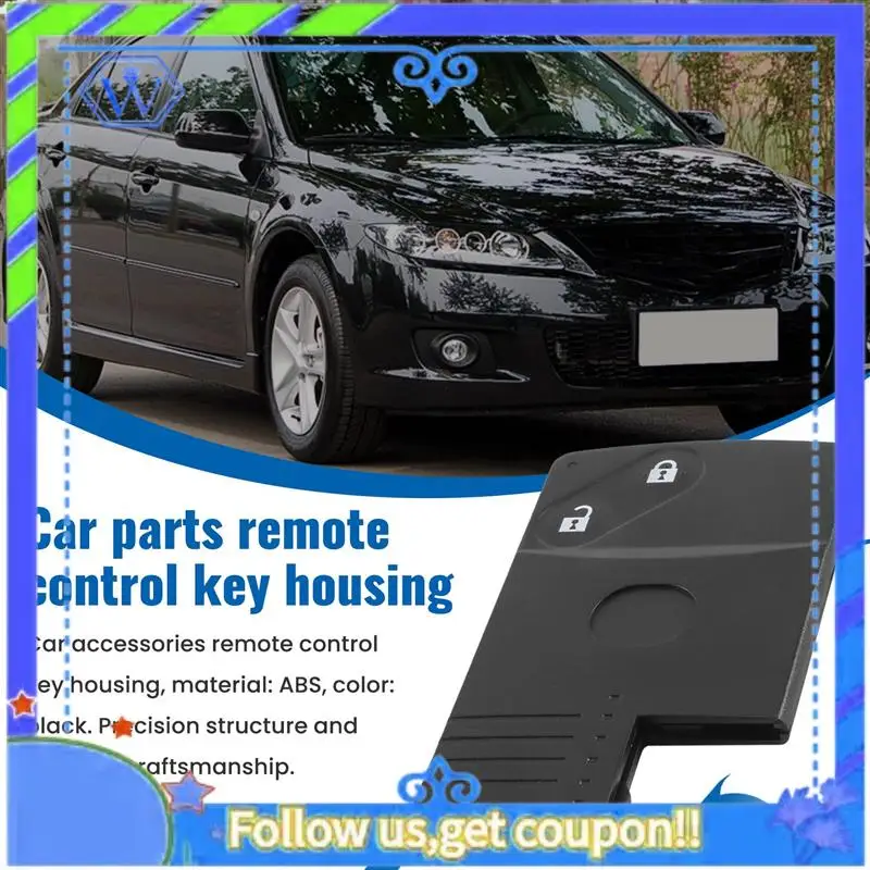 

M46K-2 Button Smart Card Remote Key Shell Case For Mazda 5 6 CX-7 CX-9 RX8 Miata