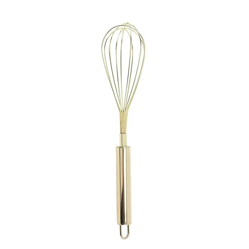 Stainless Steel Egg Beater Hand Whisk Egg Mixer Tool Kitchen Utensil Baking Cake Tool