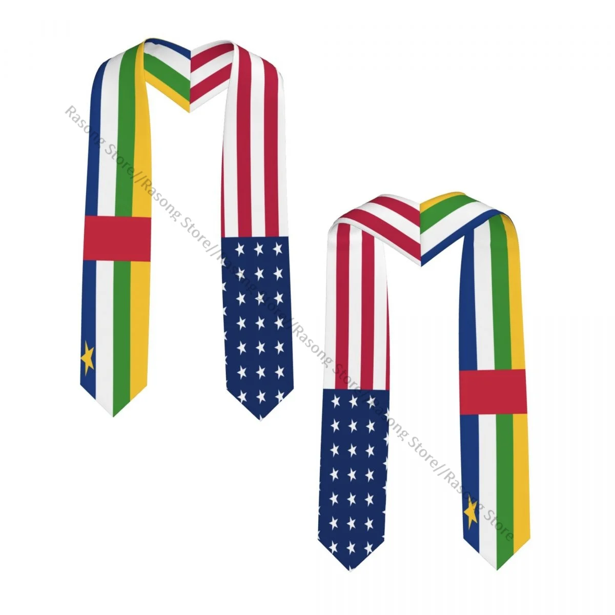 Flag Of The United States Unisex Adult Graduation Stole Shawl for Academic Commencements Celebration Uniform