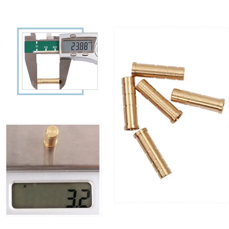 652F 10x Replacements for Arrow Inserts Base Inserts, Standard 6.2mm/0.24in Carbon for Arrow Shaft Hunting Acc