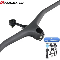Mtb Carbon Handlebars 28.6mm-10Degree Integrated Handlebar for Mountain Bike 680~780mm Stem 60/70/80/90/100mm Bicycle Parts
