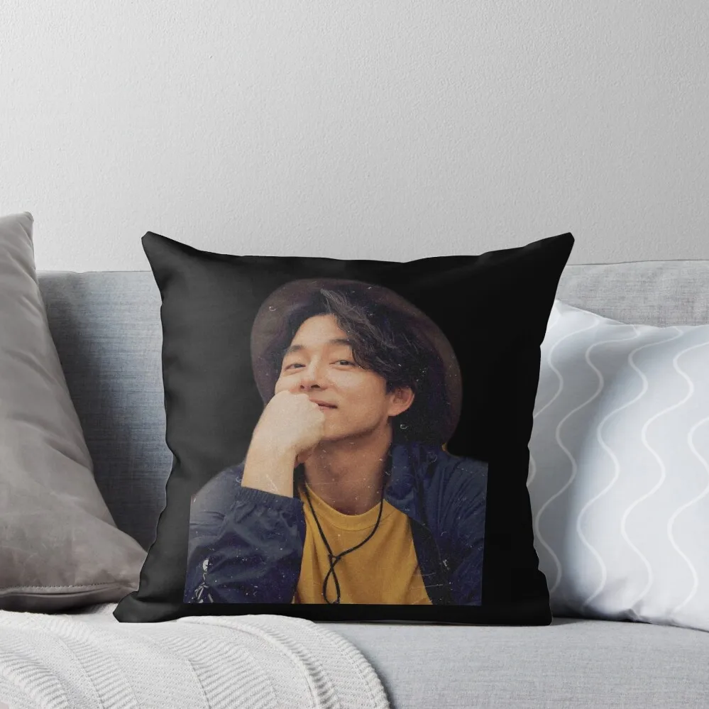 

Gong Yoo Sticker Throw Pillow Room decorating items pillows decor home Luxury Cushion Cover autumn pillowcase pillow