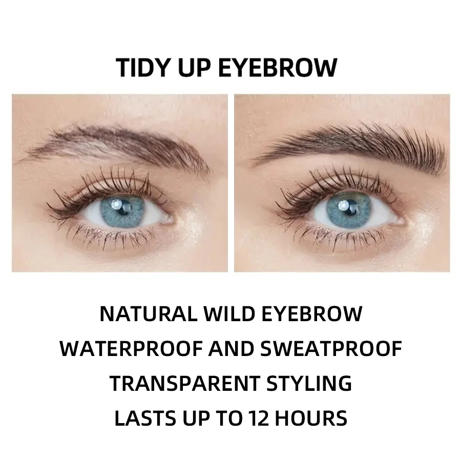 Gel coiffant pour sourcils, 1 pièce, crème coiffante à séchage rapide, maquillage coréen, savon sculpté, pommade naturelle pour sourcils sauvages, cire de Gel