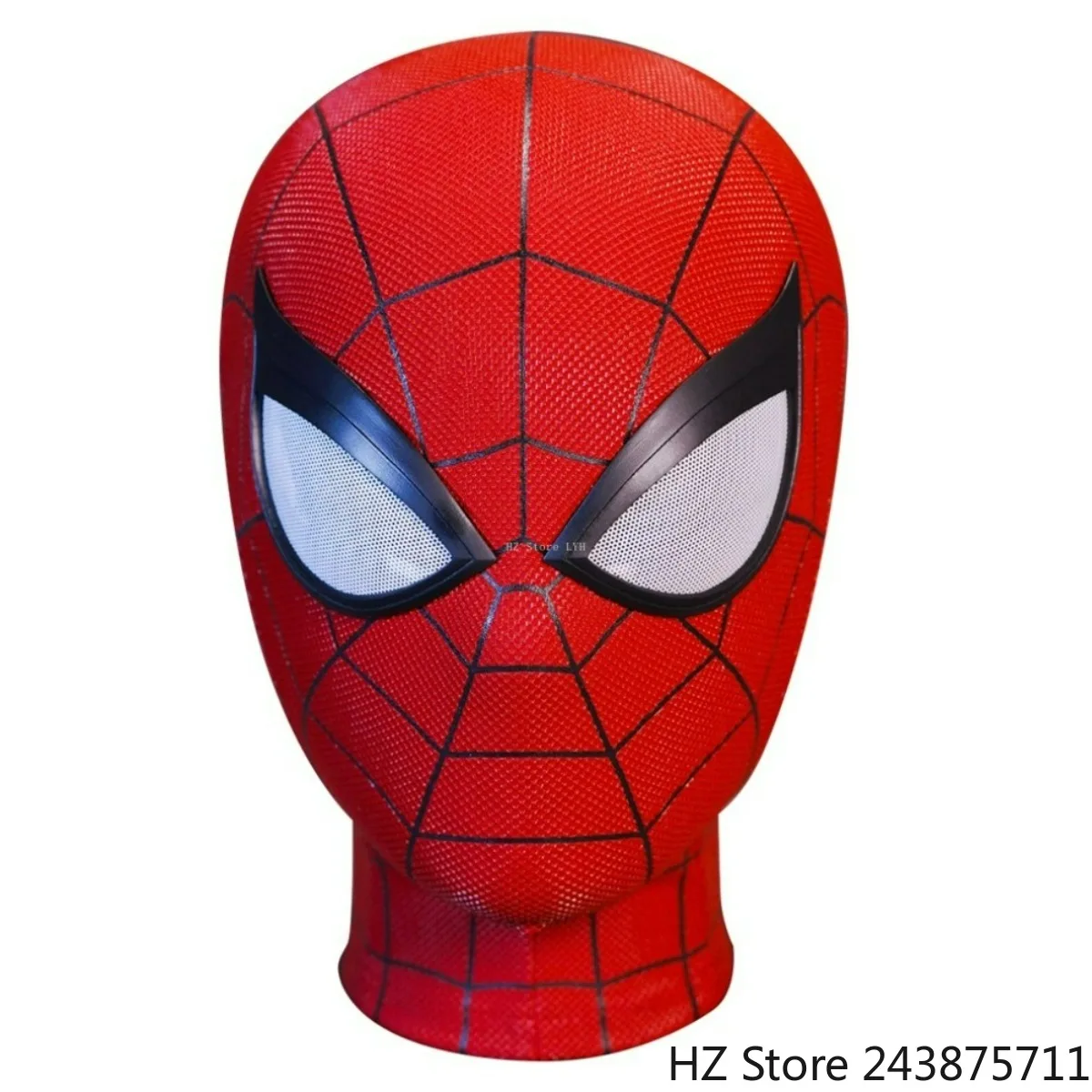 Máscara de Spider-Man PS4 de cabeza completa con un par de ojos playstation 4, restauración de juegos de Spider-Man, serigrafía hecha a mano
