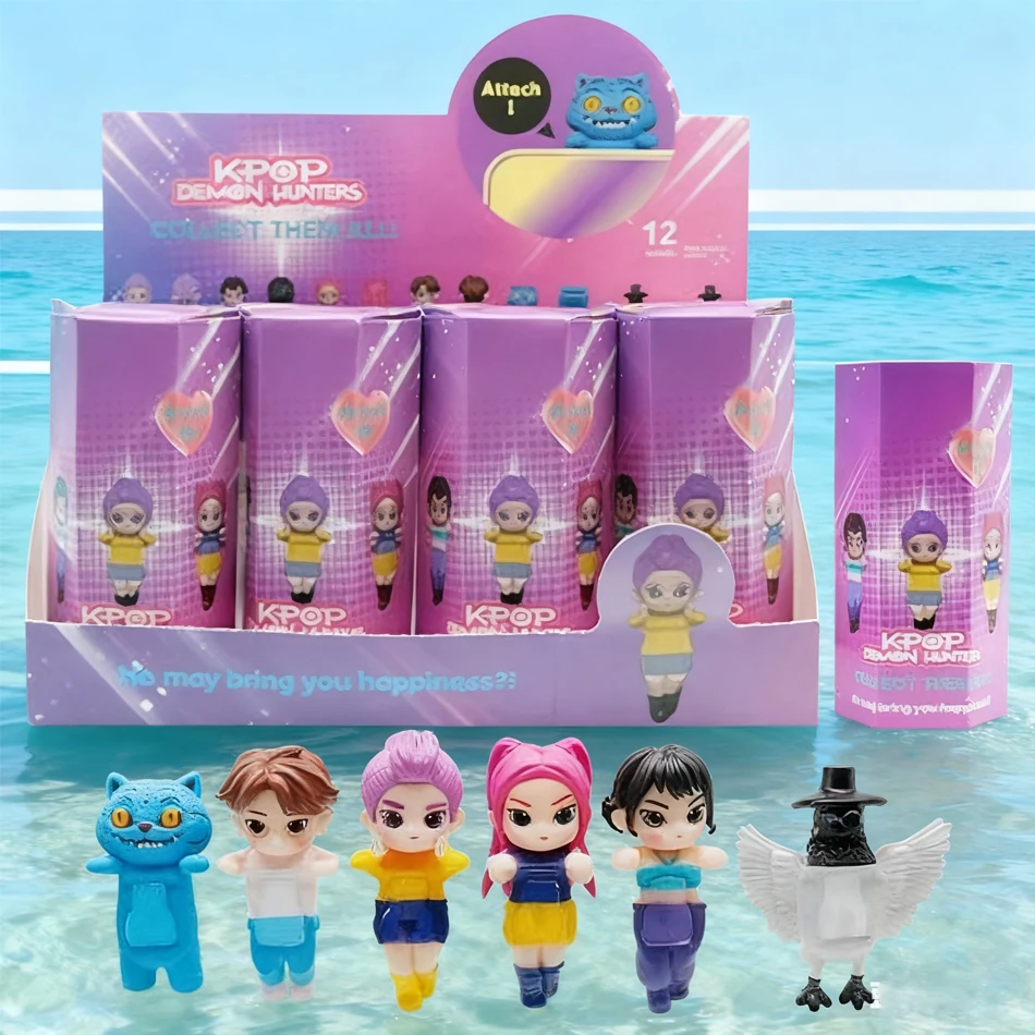 En Stock Kpop chasseurs de démons diable boîte aveugle Saja recueillir figurine d'anime enfant fête Cosplay jeu dessin animé décor cadeau de noël--**-