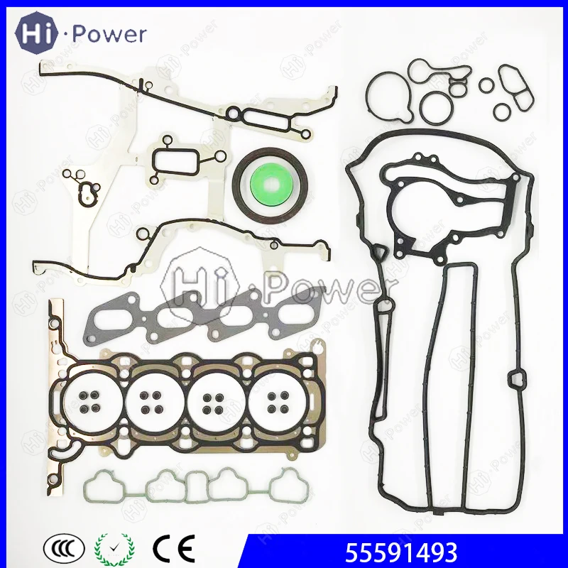 55591493 55568033 95507853 1629027 1629010 LUJ  A14NET B14NET Engine Full Gasket Set Repair Kit For OPEL 1.4T HS54898