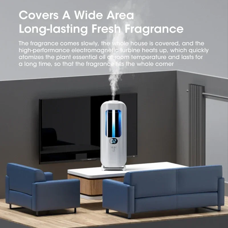 Akumulatorowy dyfuzor aromatyczny 5 trybów Dyfuzor olejków eterycznych Domowy dyfuzor perfum do zapachu w pomieszczeniu samochodowym