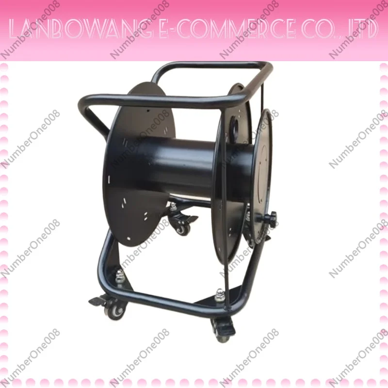 Durable Fiber Optical Spool Cable Drum Max Capacity Fiber Optic Cable Reel Hand Push Reel