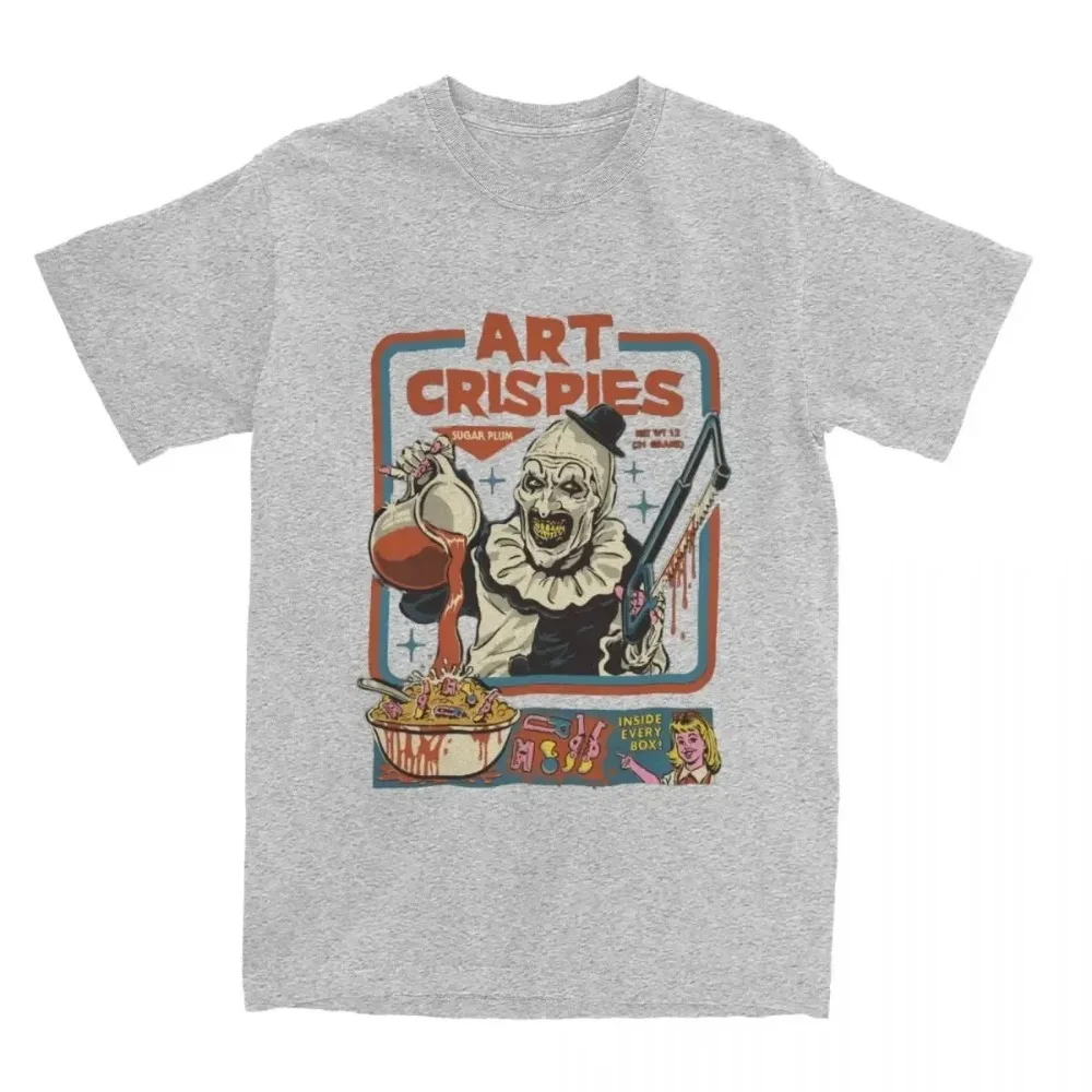 Art Crispies Terrifier Clown Shirt Bekleidung Damenmode Retro Horror T-Shirt Kleidung Lebhaftes geometrisches Design Y2K Kleidung – Detail 6