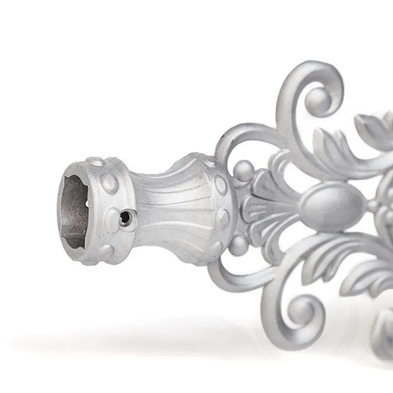 Personalizado Francês Forjado Alumínio Railing Fitting, porta acessórios, ornamento