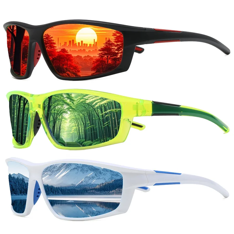 

Goggles Eyewear Polarized Bicycle Glasses Windproof Outdoor Running Sunglasses Cycling And Fishing Sun 6T503