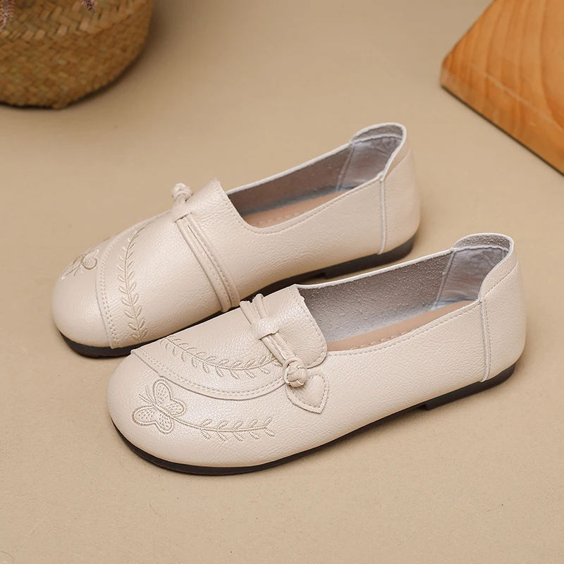 Damskie buty dla mamy, buty dla seniora, buty do wolnego chodzenia, miękkie, wygodne wsuwane buty typu \"lazy shoes\", modne.