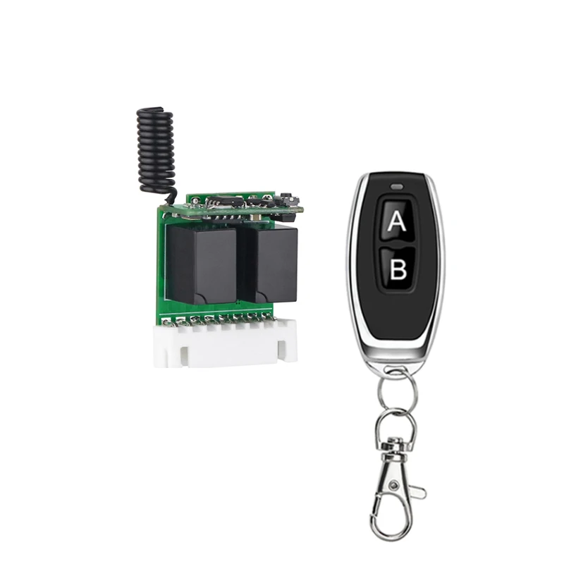 DC5V 6V 9V 12V  2 CH channel Micro rf  wireless remote control switch for Camera/small motor/battery/electric lock /led