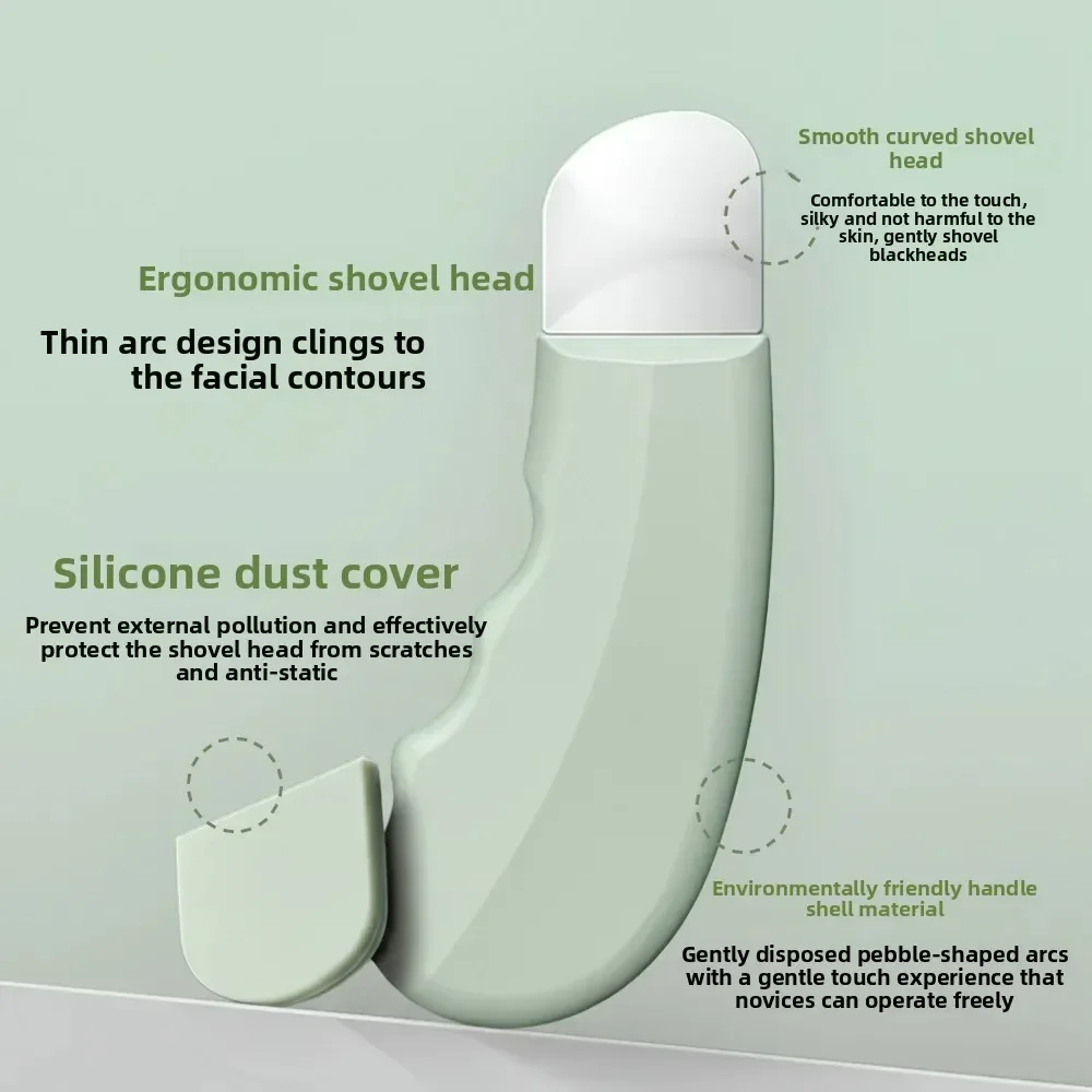 Strumento per la rimozione dei punti neri Dispositivo per la pulizia della bellezza Design ergonomico Pelle non danneggiante Nessuna espansione dei pori Strumento per la rimozione dei punti neri