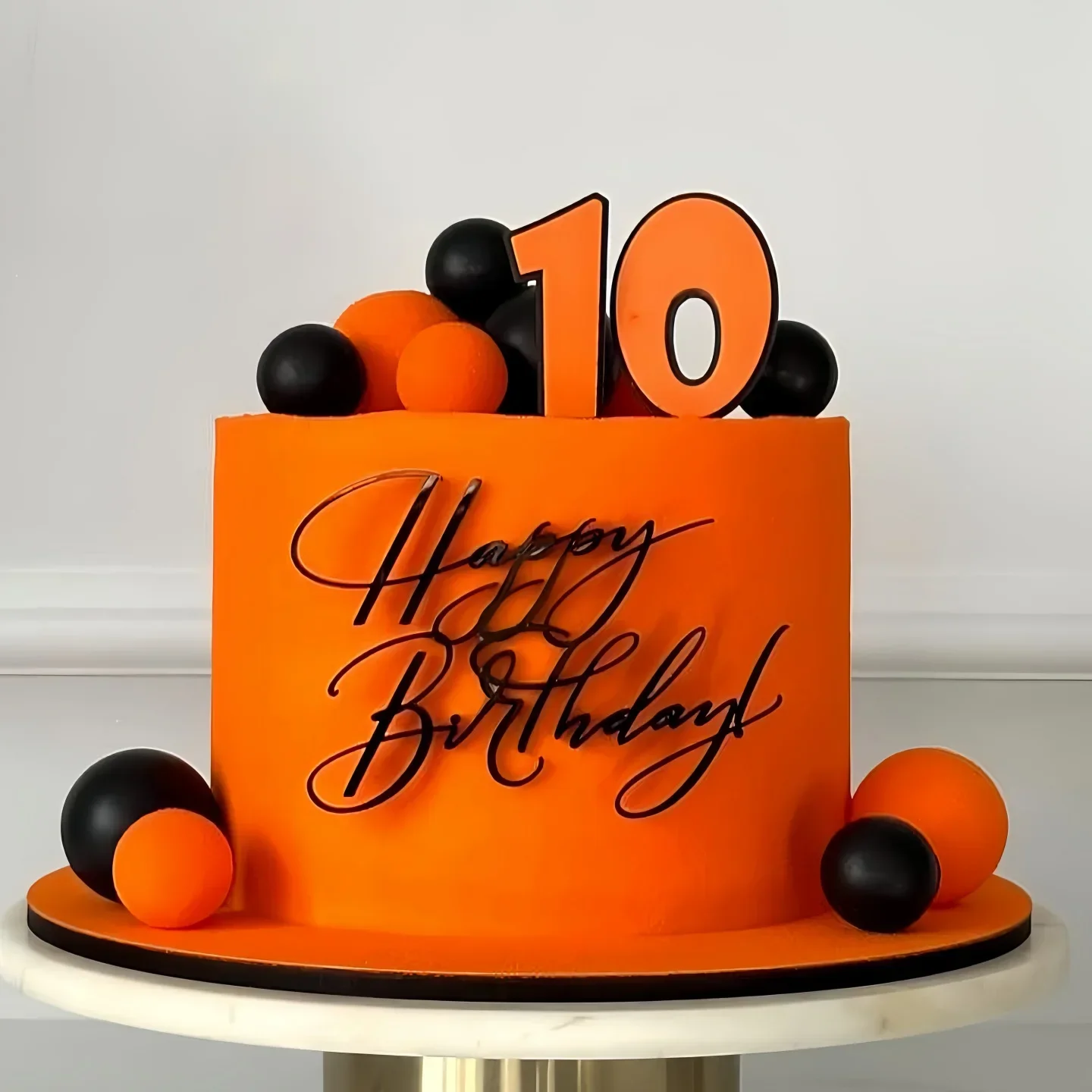 2026 Neuer Goldener Acryl-Geburtstagstorten-Topper für Kinderpartys, Dessertdekoration für Babypartys, Backzubehör für fröhliche Feiern – Detail 11