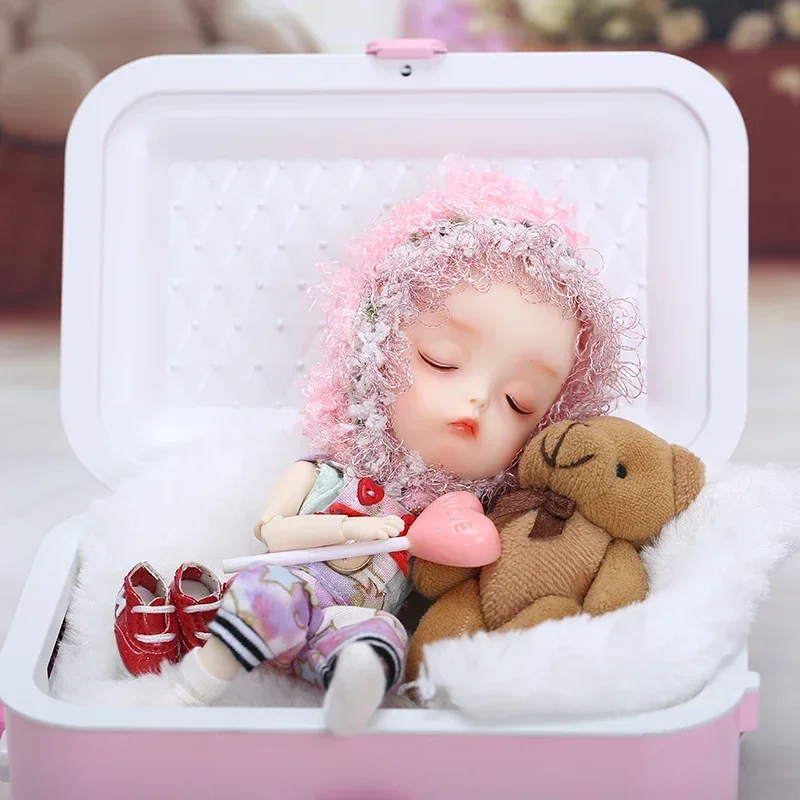 

1/8 Mong Secretdoll Fullset BJD SD Doll Open or Sleeping Head Body Model Baby Girls Boys High Quality Toys Shop Resin Figures