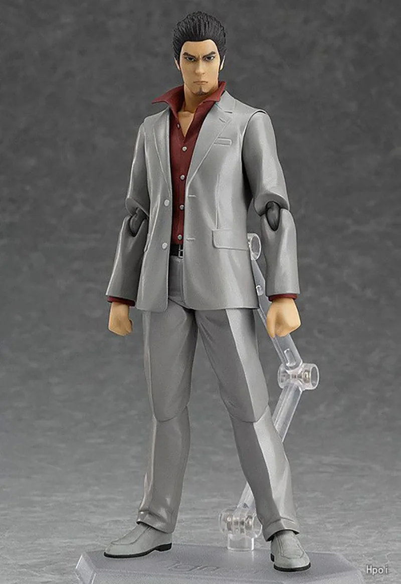 Original out of print figma #283 Yakuza Kiryu Kazuma PVC Figure Toy Model 15cmFans Collection