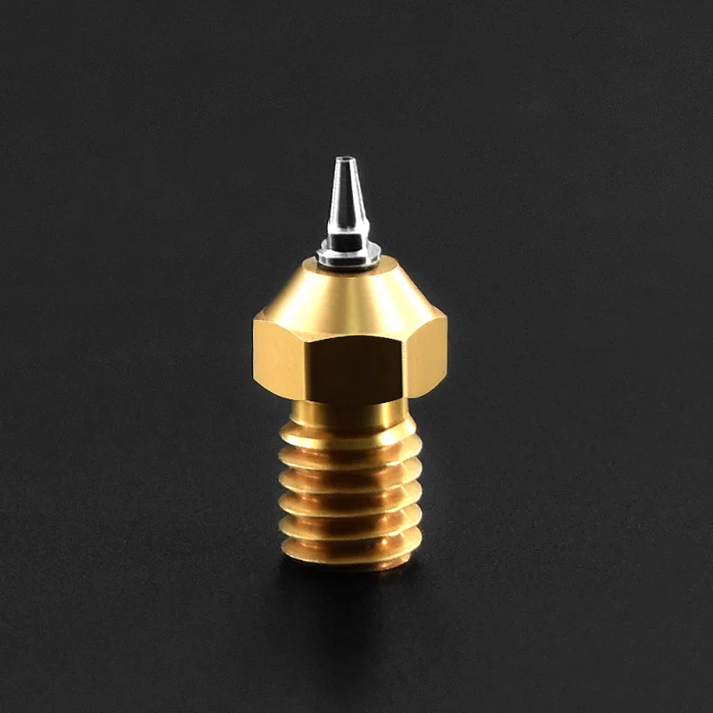 

For 3D printer accessories: E3D pointed nozzle E3D-V5/6M6 thread 1.75 consumable MK8 brass engraving
