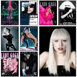 Lady Gaga Hot Music Album Poster Wall Sticker Indoor Mural Bedroom Bedside Display Home Decoration Canvas Painting