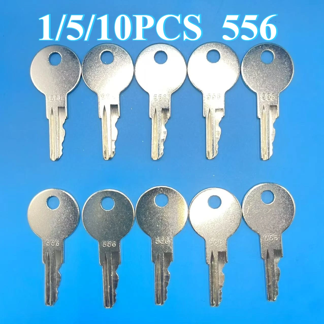 1/5/10PCS 556 Ignition Key 556 for Hyster Yale Forklift Upright Skid Steer Models C175 L180 LS125 LS160 L784 L465 LX665 LS140