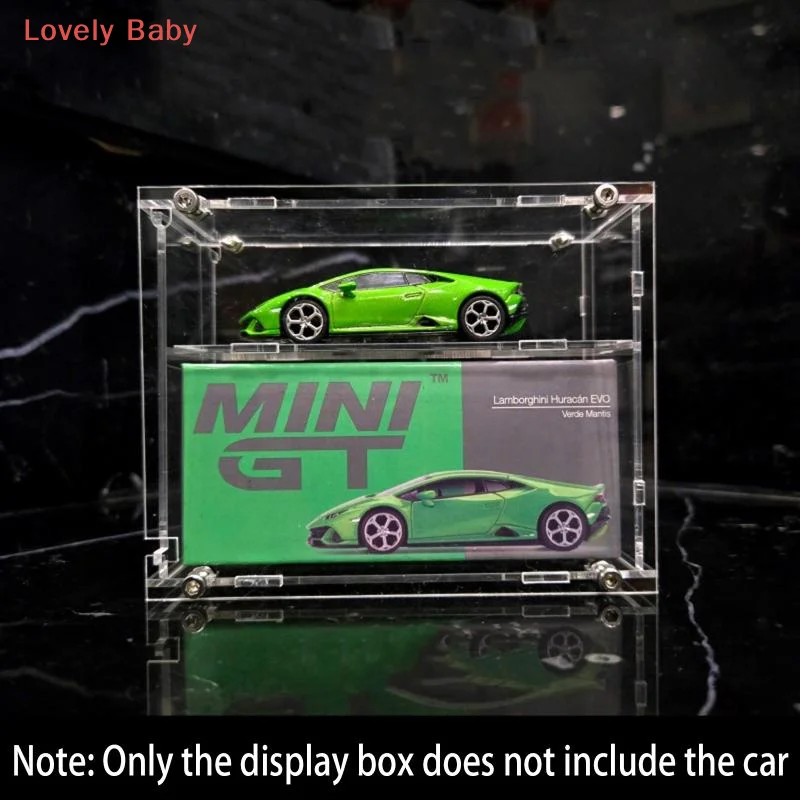 

【BS】1/64 Model Cars Acrylic Display Case Fit For Mini Size MiniGT Tomica Assembled Dust Proof Box Cabinet Toy Vehicles