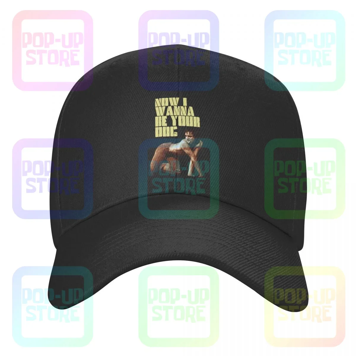 Iggy Pop & The Stooges Now I Wanna Be Your Dog Rock Band Baseball Cap Truck Driver Caps Casual Premium Best Quality