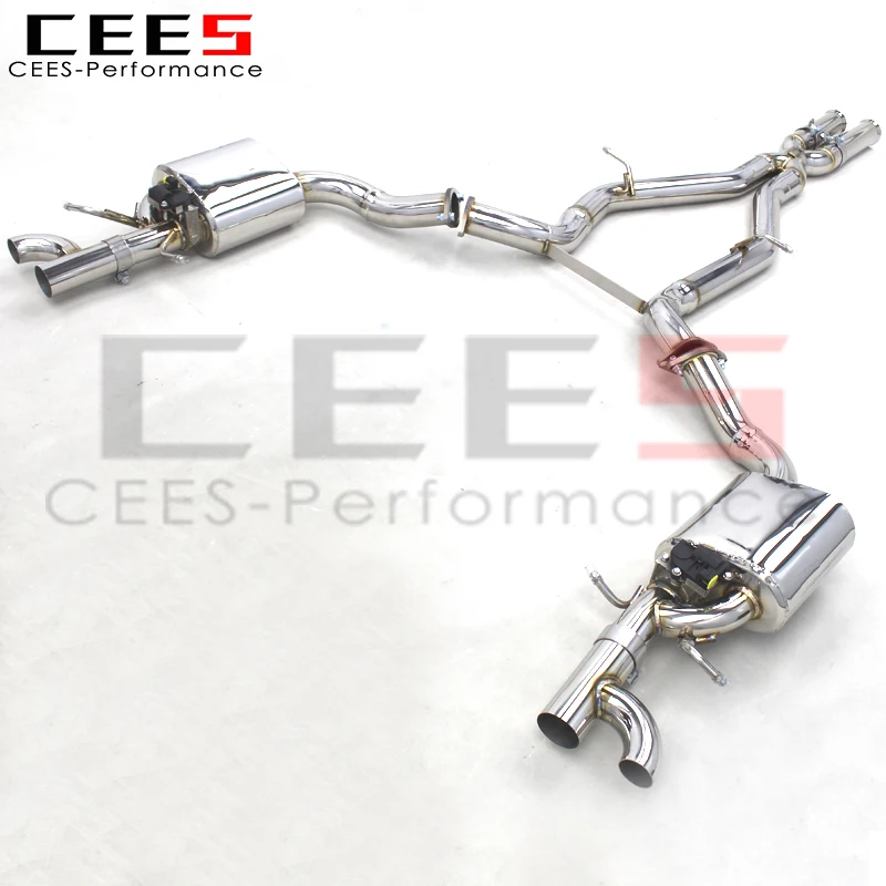 

CEES valvetronic exhaust Pipes For Mercedes-Benz E63/E63S W212 AMG 2007-2016 Stainless Steel Catback Muffler exhaust System