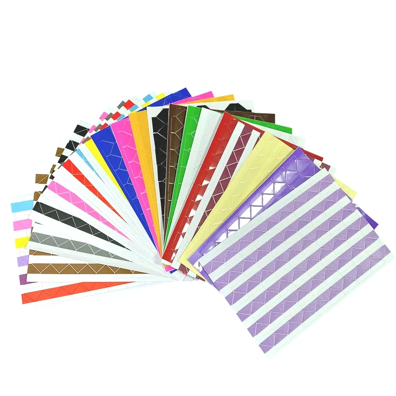1sheets/lot Funny White Transparent Colorful Series DIY PVC Conner Sticker Set Fashion Decorative